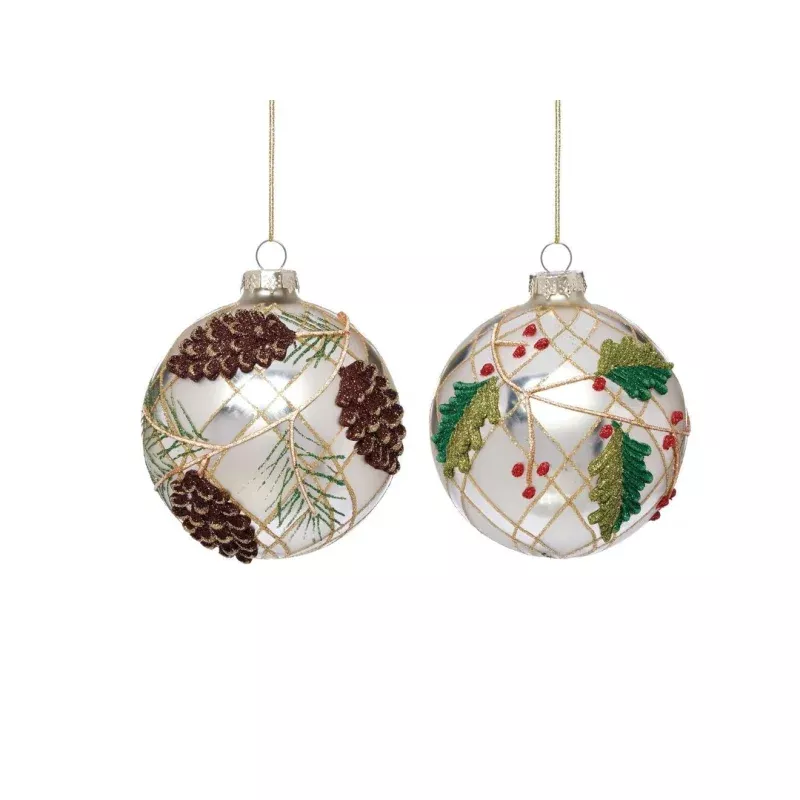 100MM Ball Ornament Champagne- Sold Individually