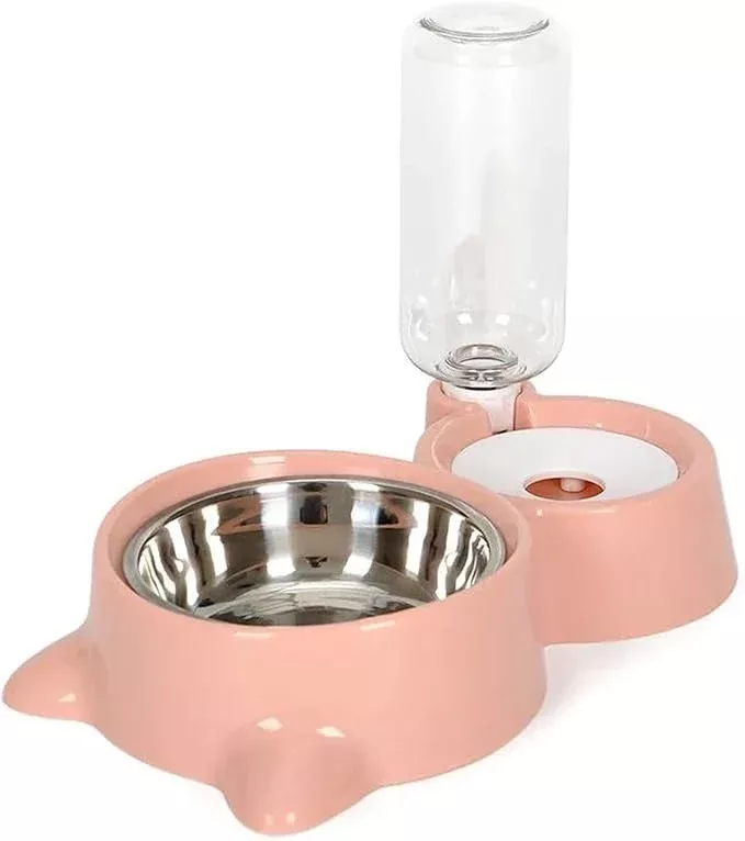 1pcs Pet Dog Cat Bowl Fountain Automatic Food Water Feeder Container for Cats Dogs Drinking Pet Articles