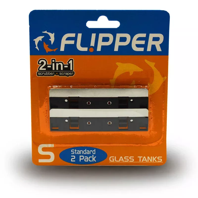 (2 Pack) Stainless Steel Replacment Blades Glass – Flipper