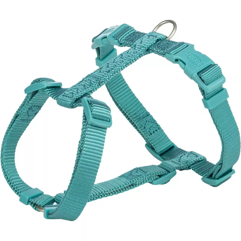 203328 Premium H-harness, S-M: 42-60 cm/15 mm, aqua