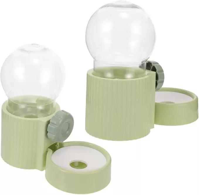 2pcs Automatic Water Feeder for Dogs and Cats Hanging Pet Drinking Device Easy Installation for Animals Like Kittens Puppies and More