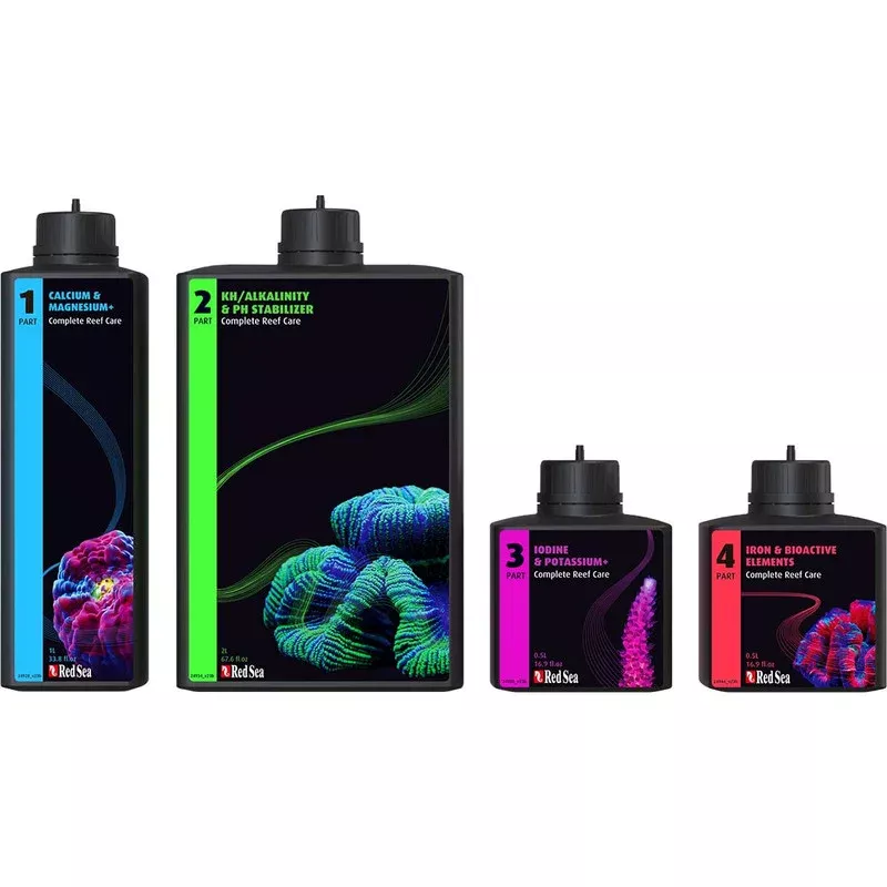 4-Part RCP Complete Reef Care Dosing System – Medium (300L – 80 Gal) – Red Sea