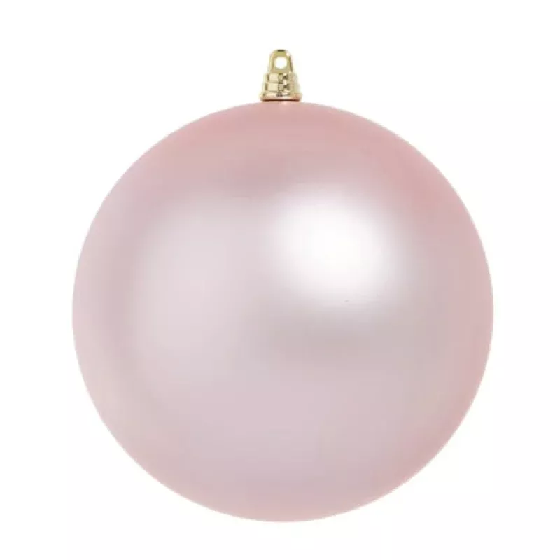 6 Matte Light Pink Ball Ornament