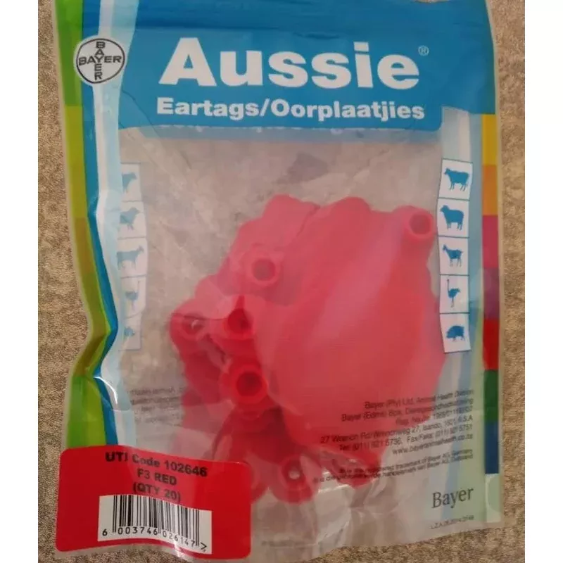 Aussie Ear Tags F3 20’S