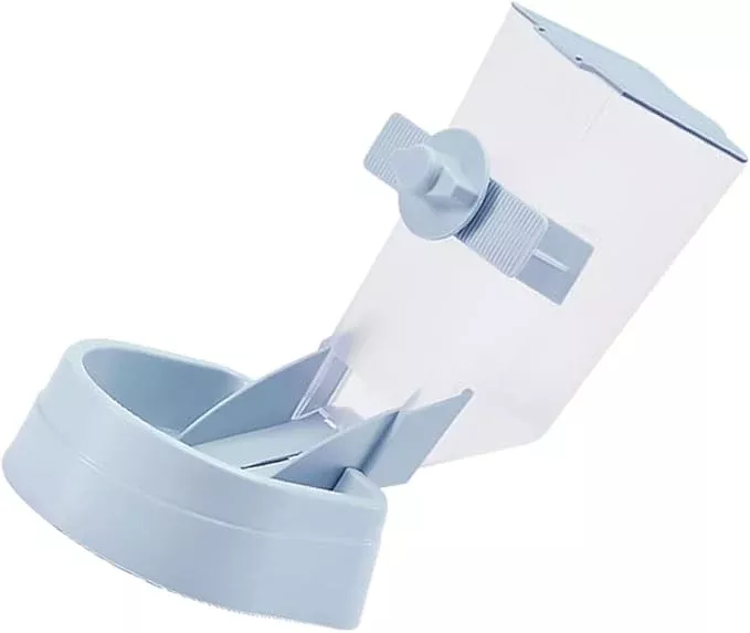 Automatic Pet Feeder Hanging Dog Food Dispenser Deepened Bowl Space-Saving Cage Feeder for Puppies and Dogs Easy and Add Food Stargazing