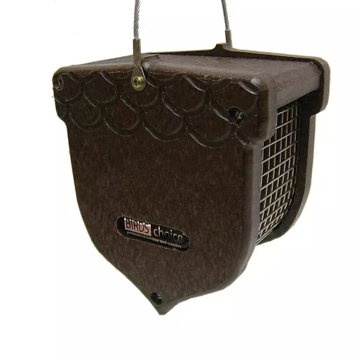 Bird’s Choice Acorn Recyled Peanut Feeder -brown