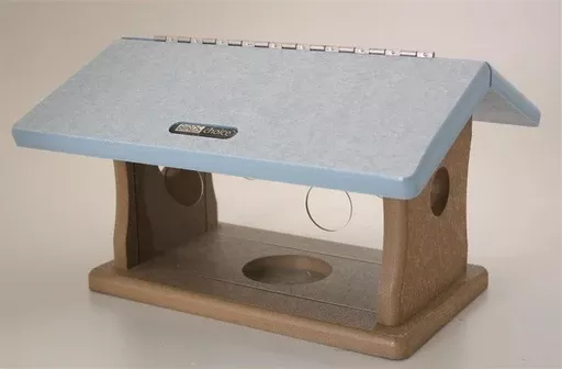 Bird’s Choice Recycled Bluebird Feeder – Blue Roof