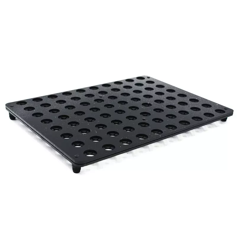 (Black) 80 Hole Frag Flat Rack Tray w/Frag Lock – PNW Customs