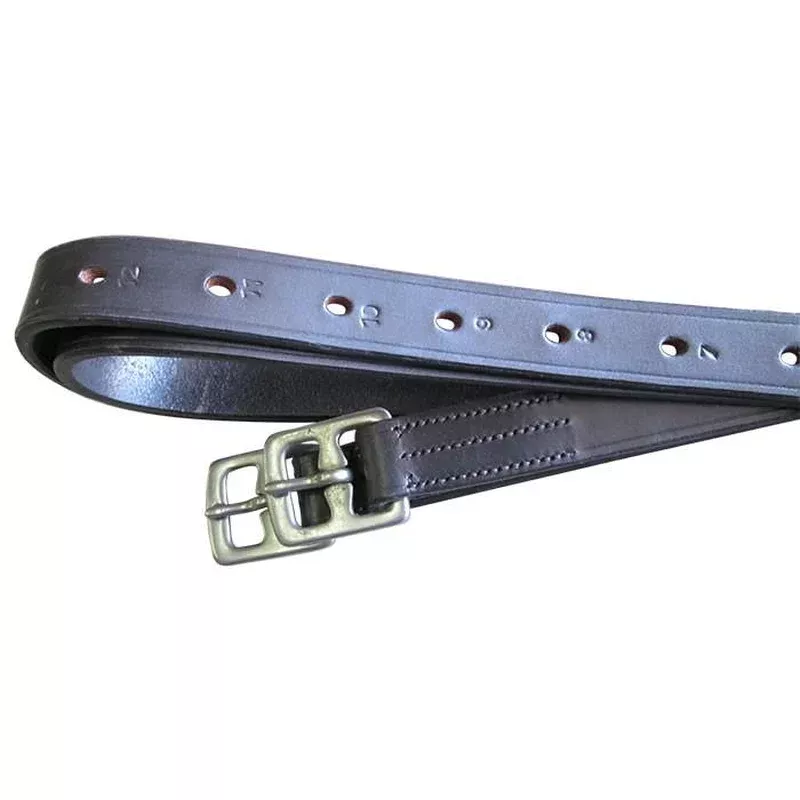 Black Junior Stirrup Leathers Best
