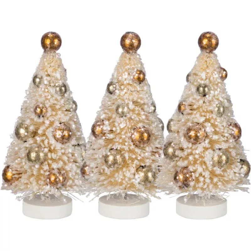 Bottle Brush Tree – Cream – Sold Individually
