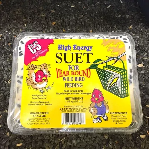 C&S High Energy Large 3.5lb Suet Cake