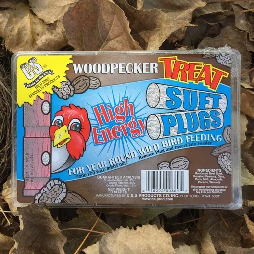 C&S Woodpecker Treat Suet Plug