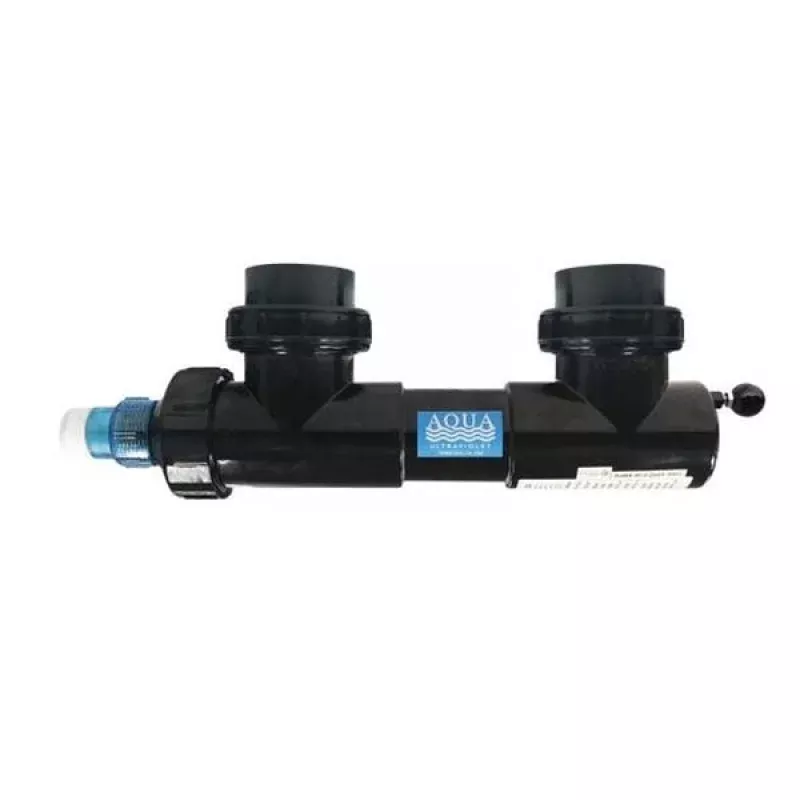 Classic 15 Watt UV Black Unit 3/4 Barb Fitting with Wiper – Aqua Ultraviolet