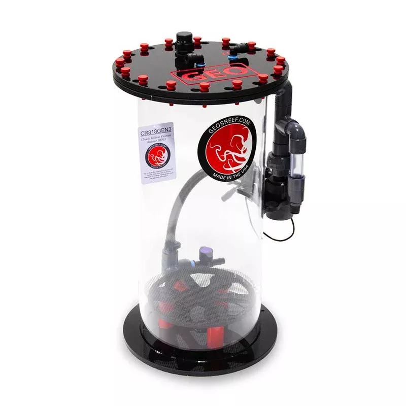 Classic CR818 GEN 3 – 8 Calcium Reactor RED w/Pump – Geo’s Reef