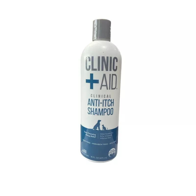 clinic aid anti itch shampoo 16 flo at