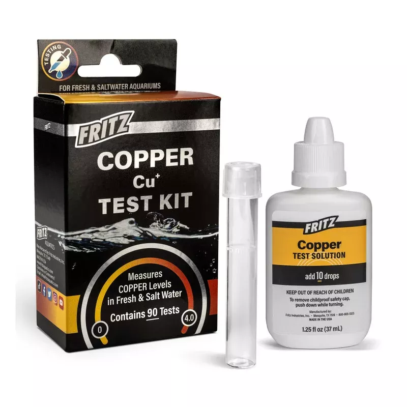 Copper Liquid Test Kit (Up to 90 Tests) – Fritz Aquatics
