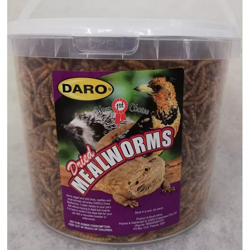 DRIED MEALWORMS 500G (DARO)
