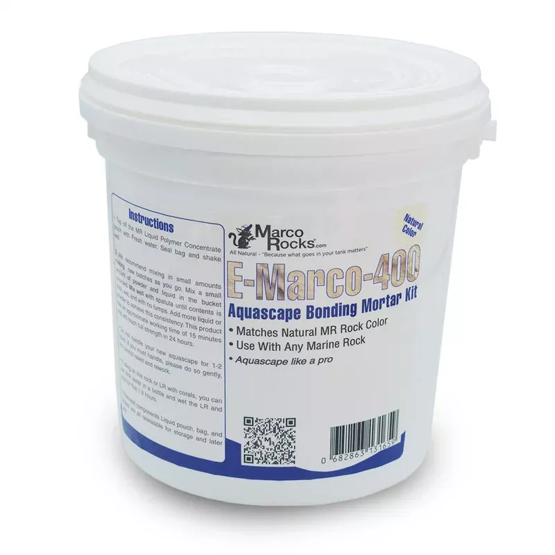 E-Marco-400 Aquascaping Natural Color Mortar Cement Kit – Marco Rocks