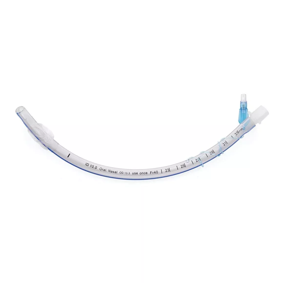 Endotracheal tube PVC cuffed with connector