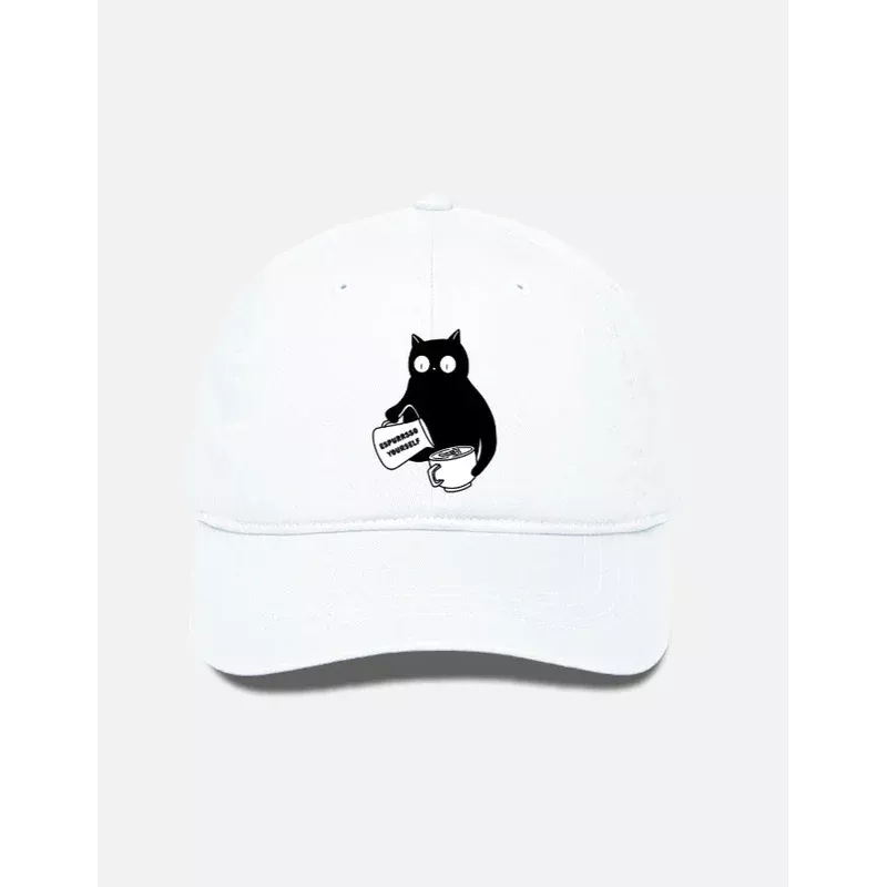 EverythingBoho Cat Barista BaseBall Cap
