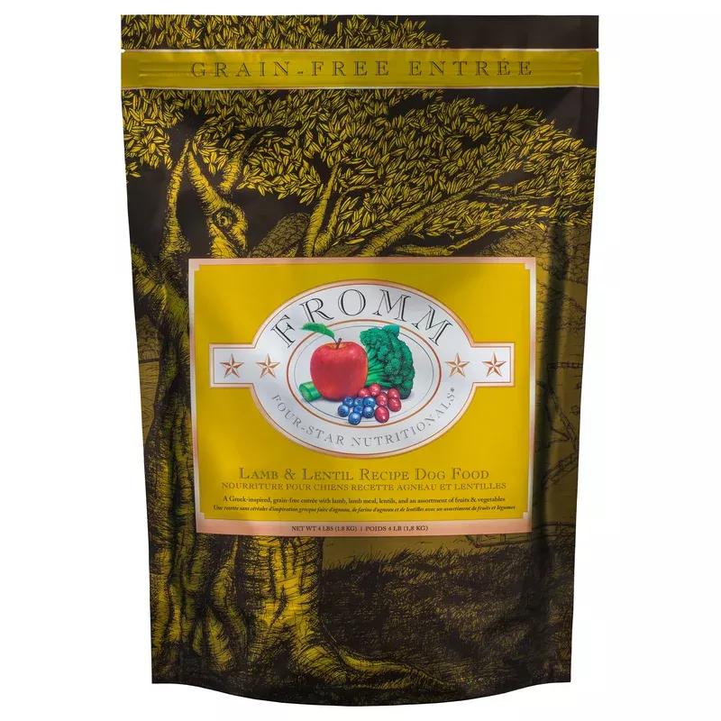 Fromm Four-Star Nutritionals Lamb & Lentil Recipe Dog Food 4 lb