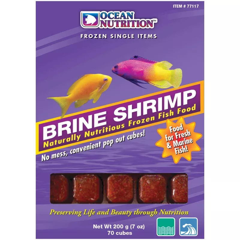 Frozen Brine Shrimp (70 cubes, 7 oz) – Ocean Nutrition