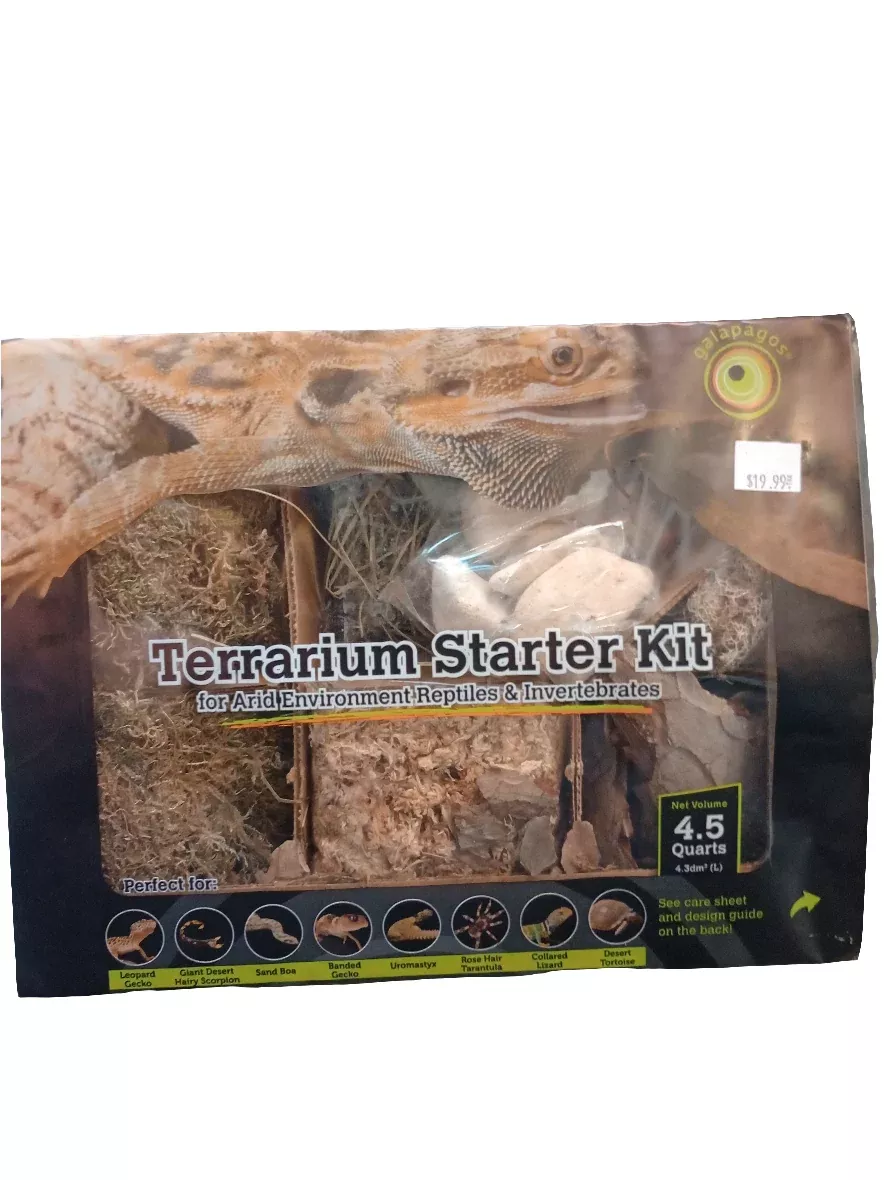 Galápagos Arid Starter Kit – Complete Desert Terrarium Setup for Arid Reptiles