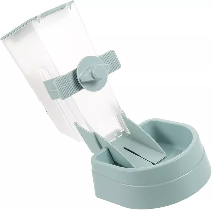 GANAZONO Automatic Dog Feeder Hanging Pet Cage Feeder Deep Bowl Design for Convenient Food Access and Space Saving for Puppies and Cats