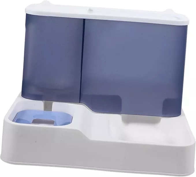 GANAZONO Automatic Pet Feeder Water Fountain Cat Dog Water Bowl Dispenser Easy Pet Drinking Supplies