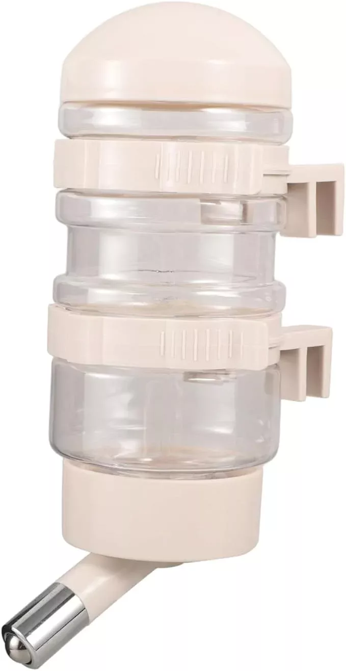 GANAZONO Pet Automatic Waterer Puppy Water Bottle with Stable Hanging Design Easy to Install for Dogs and Cats Prevents Spills Convenient Feeding Tool