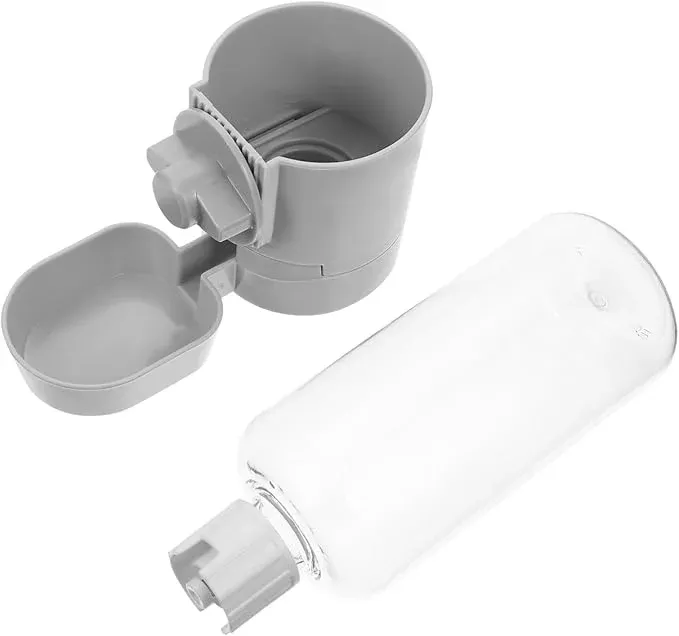 Hanging Water Feeder for Cats Dogs Automatic Pet Drinking Bowl with Bottle Design Easy to Clean Suitable for Rabbits and Animals for Busy Pet Owners