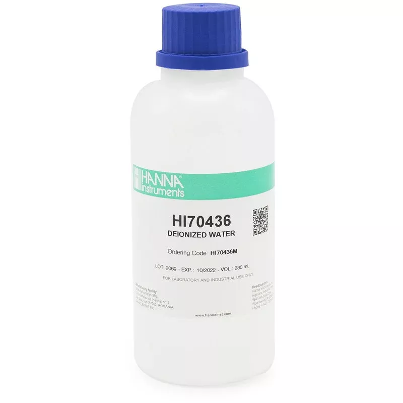 HI70436M Deionized Water (230 ml) – Hanna