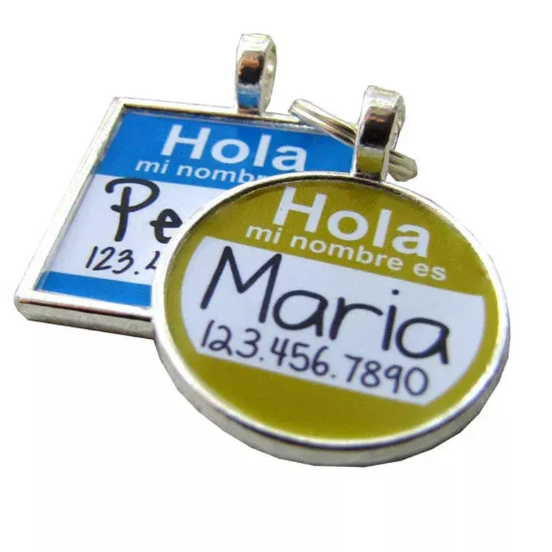 “Hola Mi Nombre Es” Dog License Tag