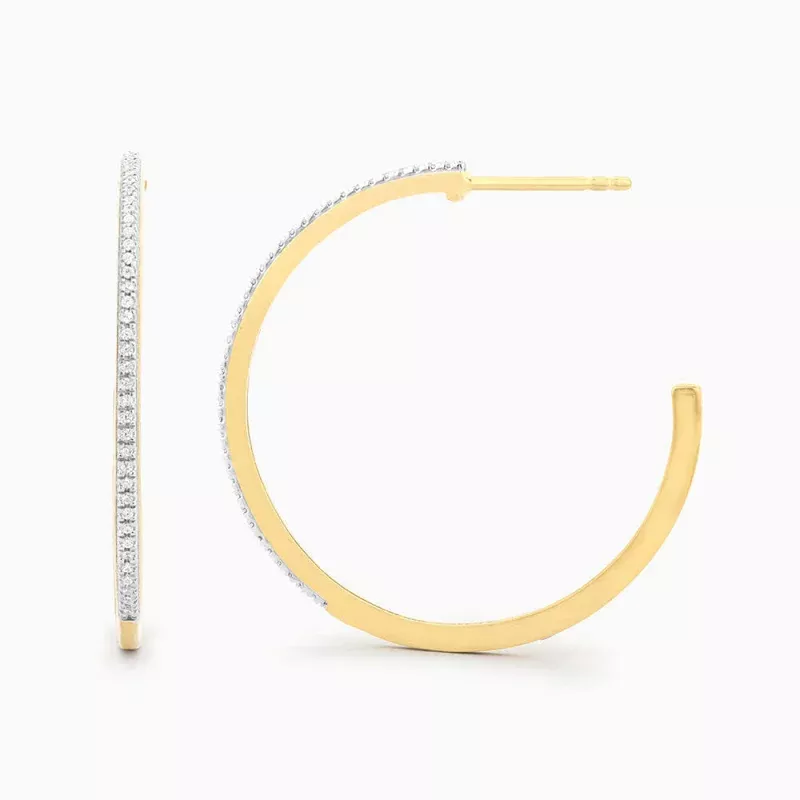 A Hoop Thing Medium Hoop Earrings – Gold