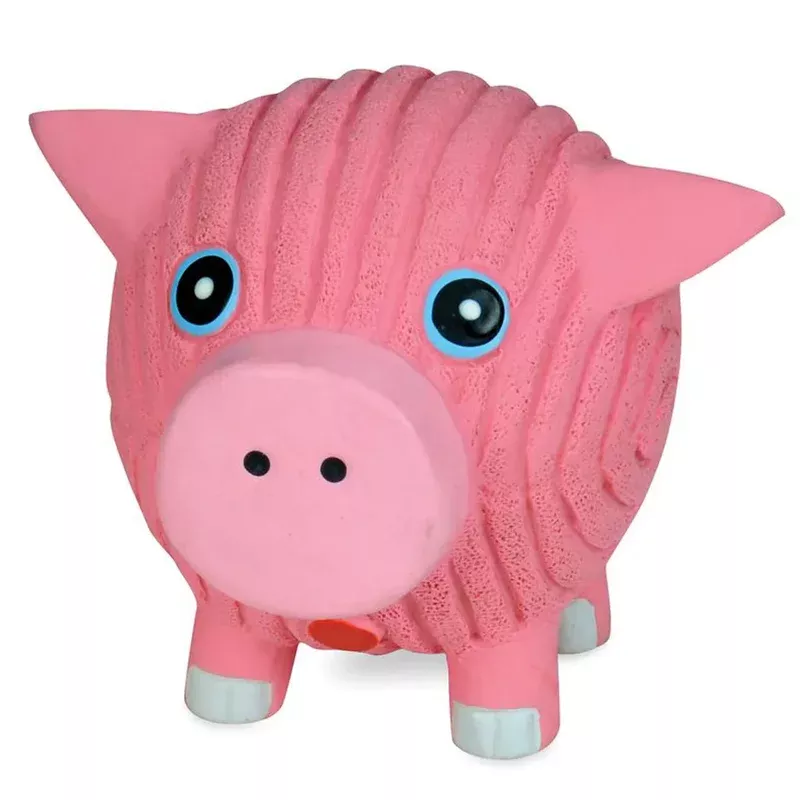 Hugglehounds Dog Hamlet Pig Ruff-Tex Ball Small