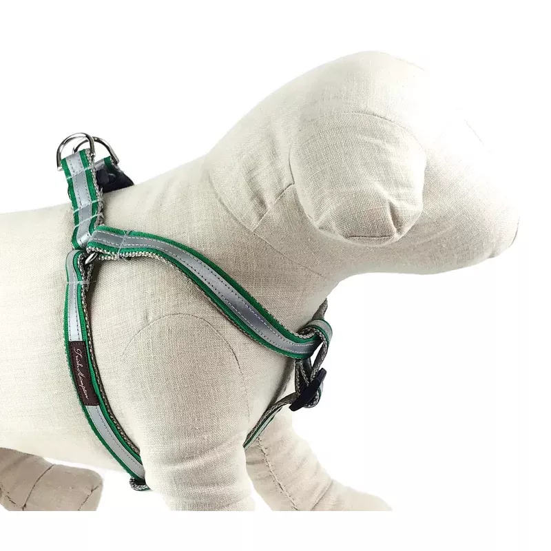 Kelly Green Reflective- 3M – Dog Harness – 411
