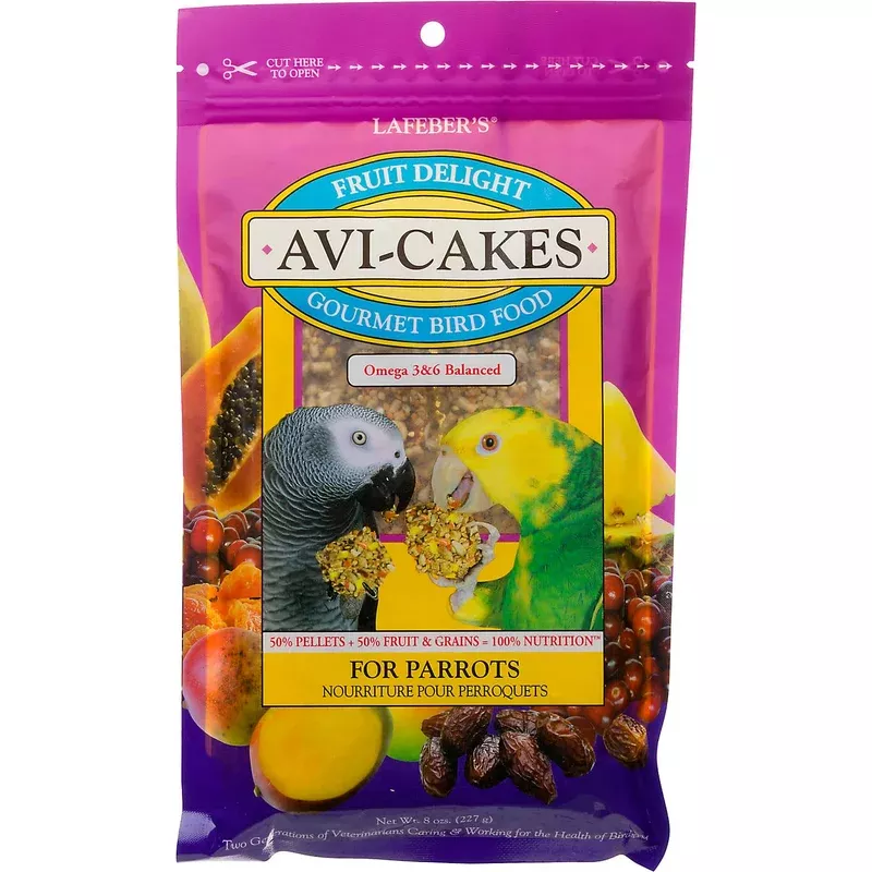 Lafeber Avi-Cakes for Parrots Fruit Delight 8 Oz.