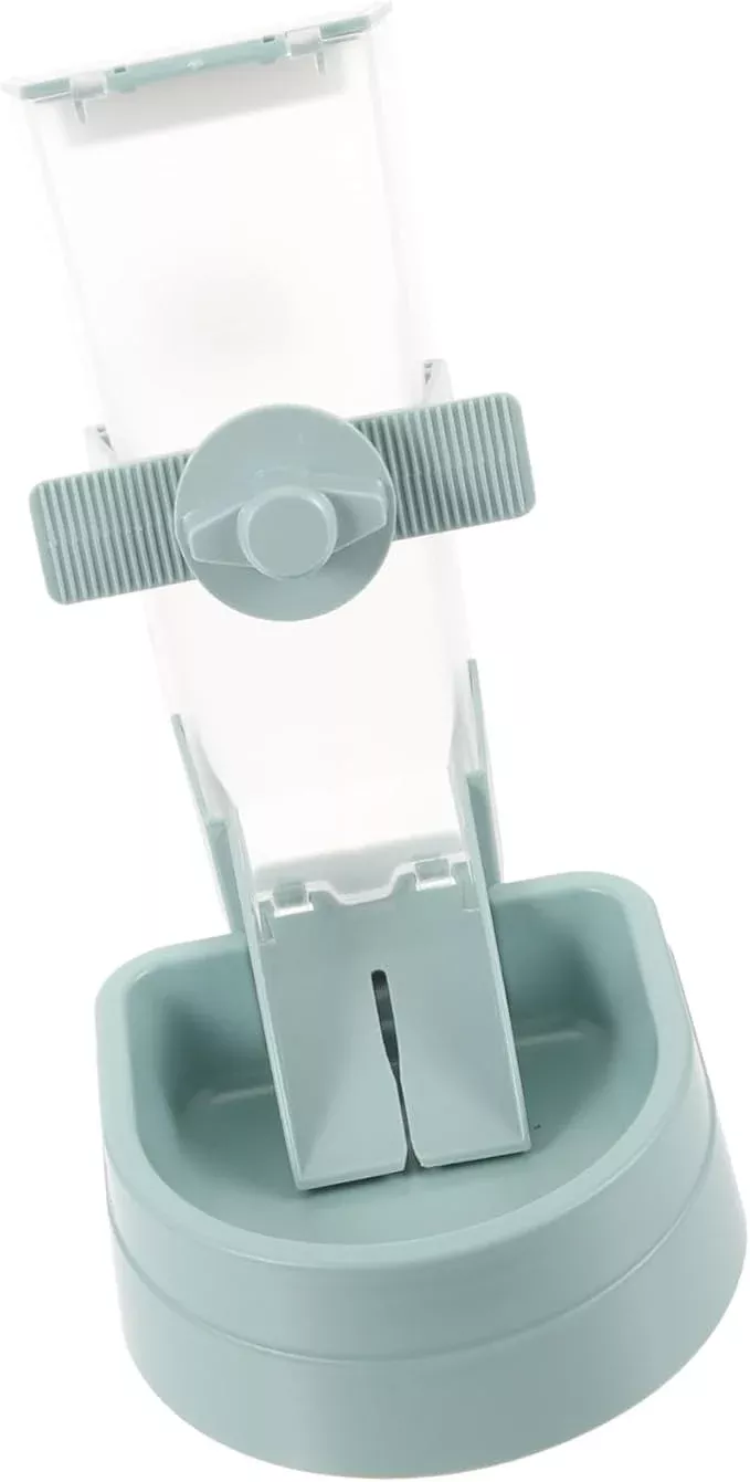 Large Dog Feeder Automatic Pet Feeder Puppy Bowl 2l Capacity Easy Refill Stainless Steel