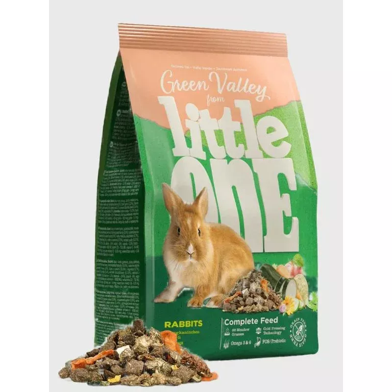 LITTLE ONE GREENVALLEY FIBREFOOD RABBITS 750G