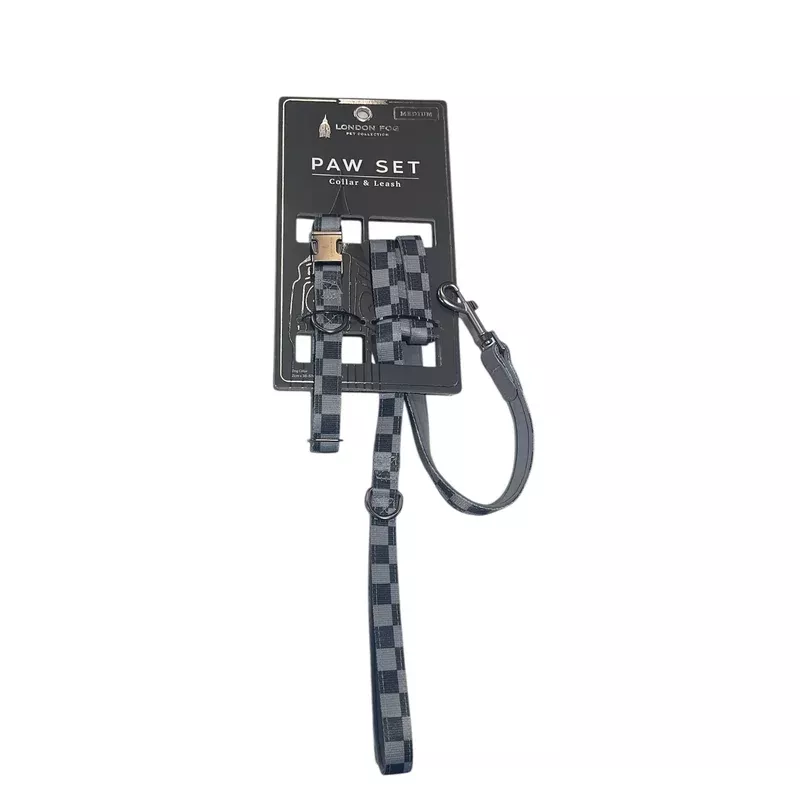 london fog collar and leash set