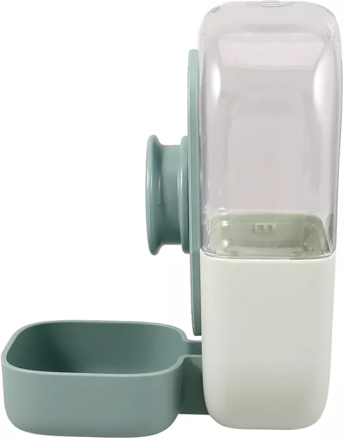 MERRYHAPY Hanging Pet Water Dispenser for Dogs Stable Clean Drinking Automatic Water Feeder with Body for Easy Monitoring for Crates Cages Design