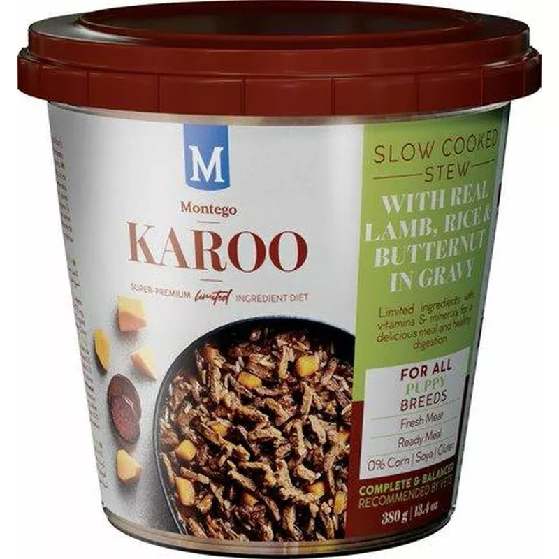 Montego Karoo Wet Puppy Lamb 380g