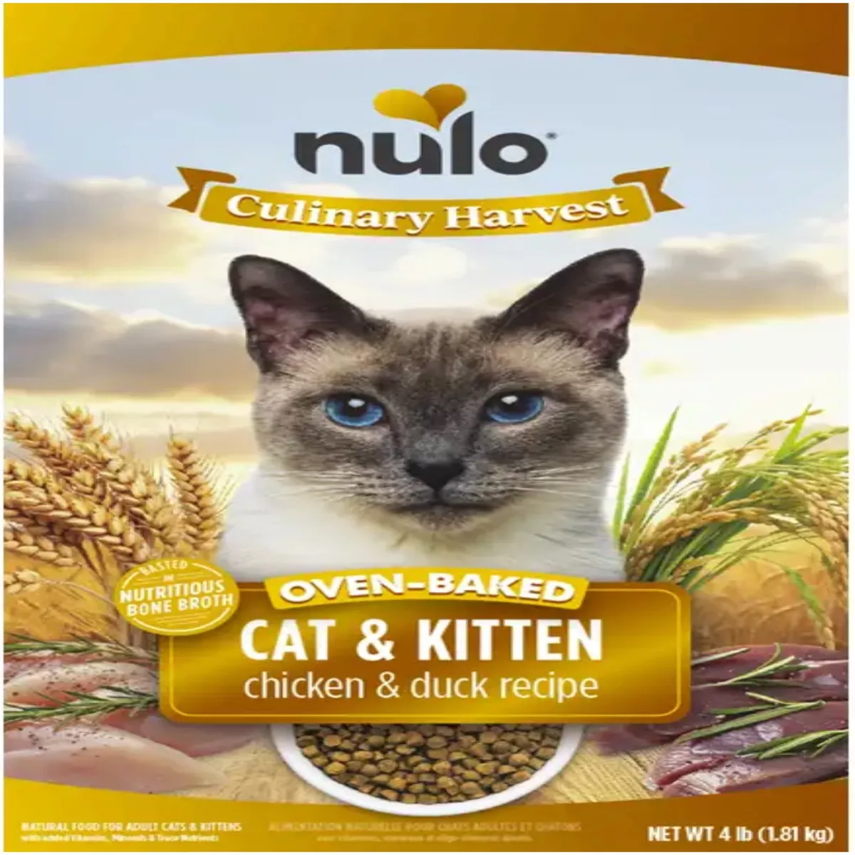 Nulo Culinary Harvest Oven Baked Cat Chicken & Duck