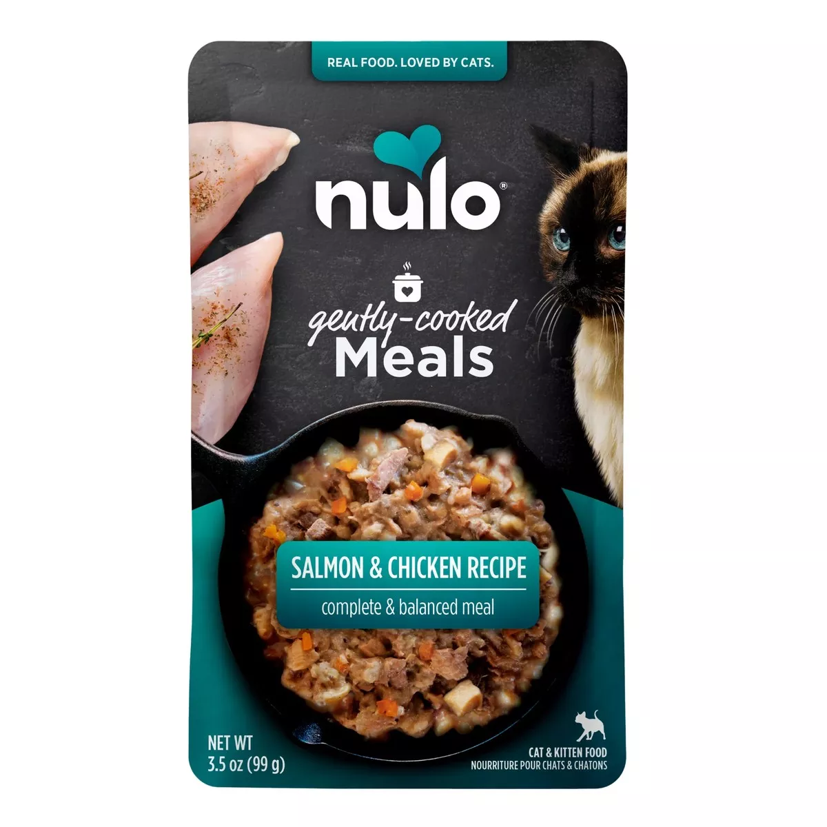 Nulo Gently Cooked Salmon & Chicken Cat & Kitten Pouch