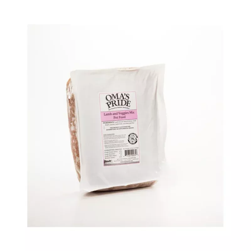 Oma’s Pride Frozen Mixes Lamb Mix 5 lb