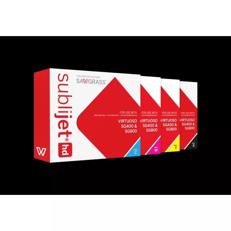 Original Sawgrass Sublimation Ink Cartridges SG400/SG800 Kit