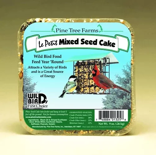 Pine Tree Farms Le Petit 9oz Mixed Seed Cake