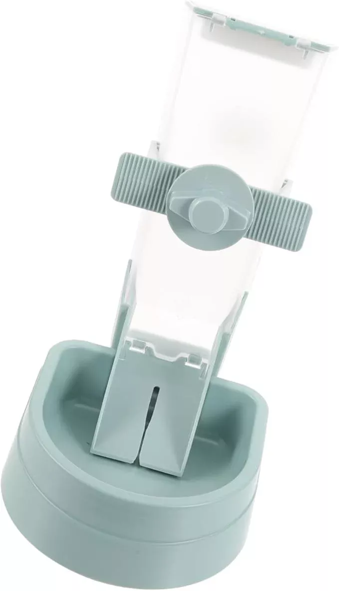 POPETPOP Automatic Pet Feeder Hanging and Cats Easy to Pet Cage Bowl Space-Saving Supplies