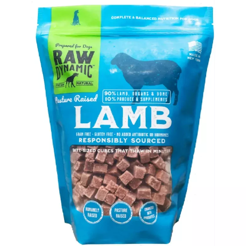 Raw Dynamic Frozen Dog Food Lamb 6lb