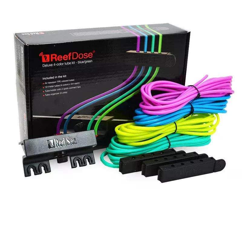 ReefDose Deluxe 4-Color Tube Kit (Blue/Green) – Red Sea